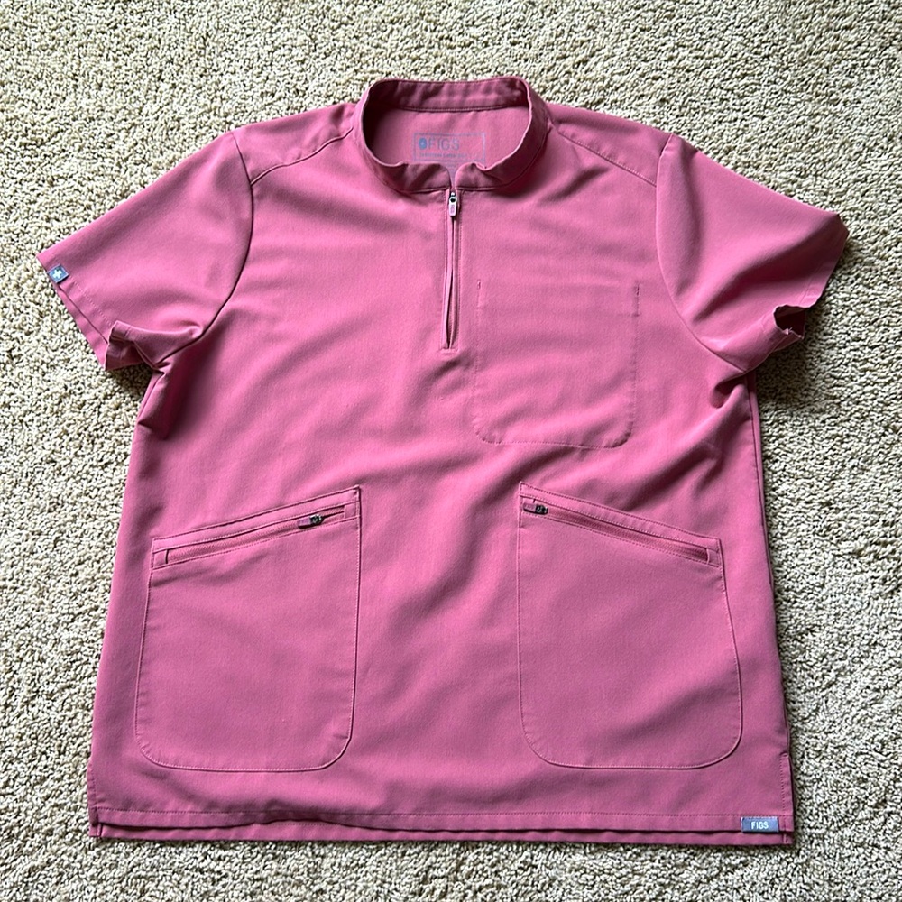 Figs Women’s Scrub top Nata, Mauve, size L
